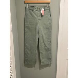 Vineyard Vines Kids Stretch Breaker Pants Light Sage Size 14